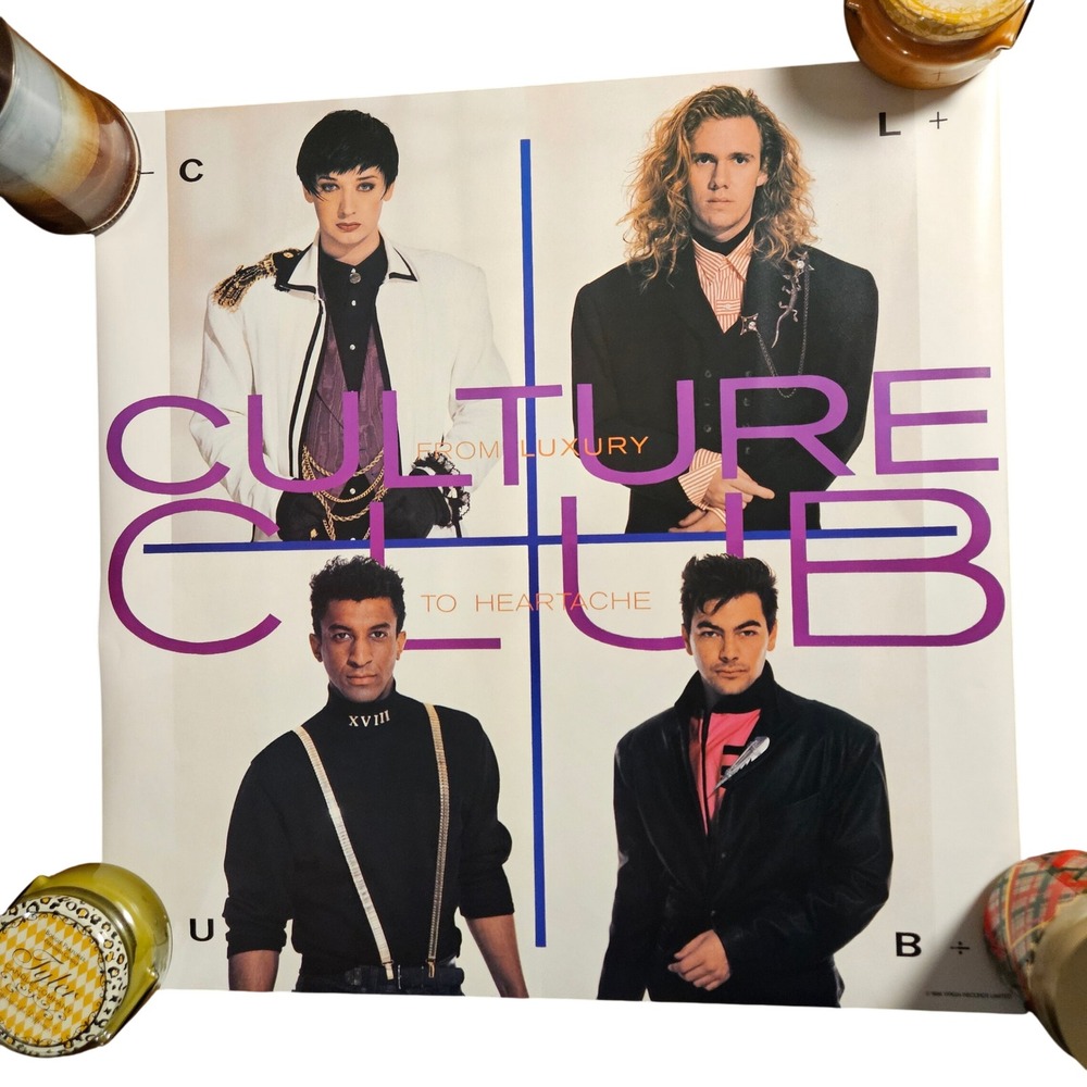 Culture Club From Luxury To Heartache 1986 Promo Album Poster 23x23 Virgin Soul